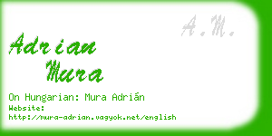 adrian mura business card