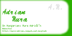 adrian mura business card